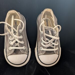 Converse Kids Sneakers in Gray and White